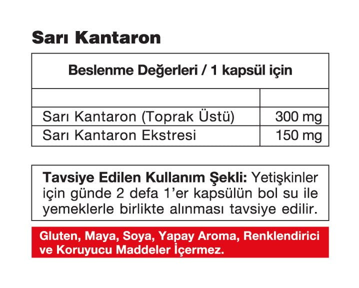 sarı kantaron hapı st john' wort extract